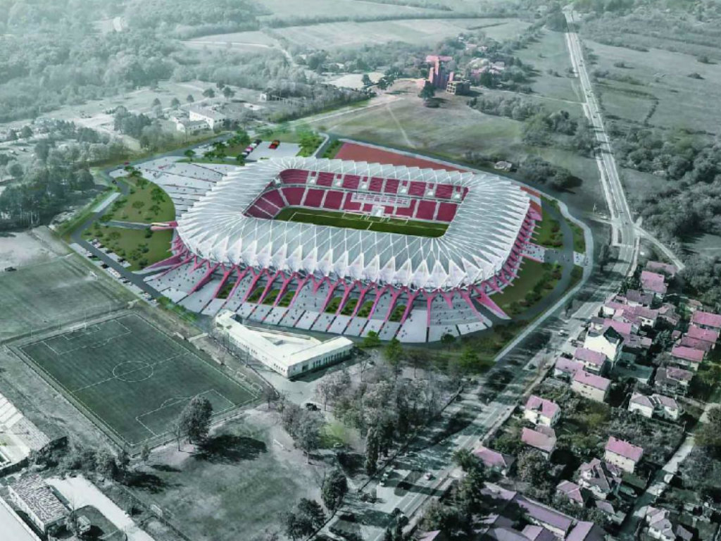 Stadion FK Radnički - Stadion in Sremska Mitrovica