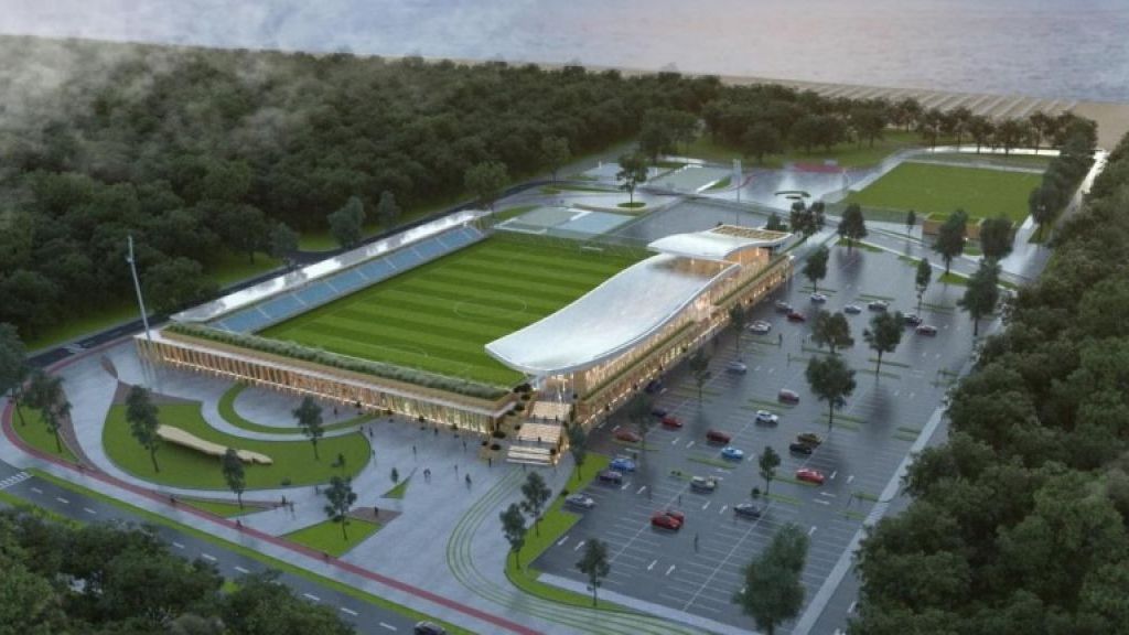 eKapija  Construction of the Cika Daca stadium in Kragujevac to