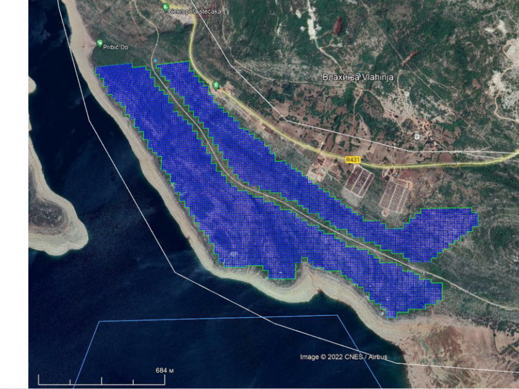 Lokacija buduće SE Bileća-Solar 1